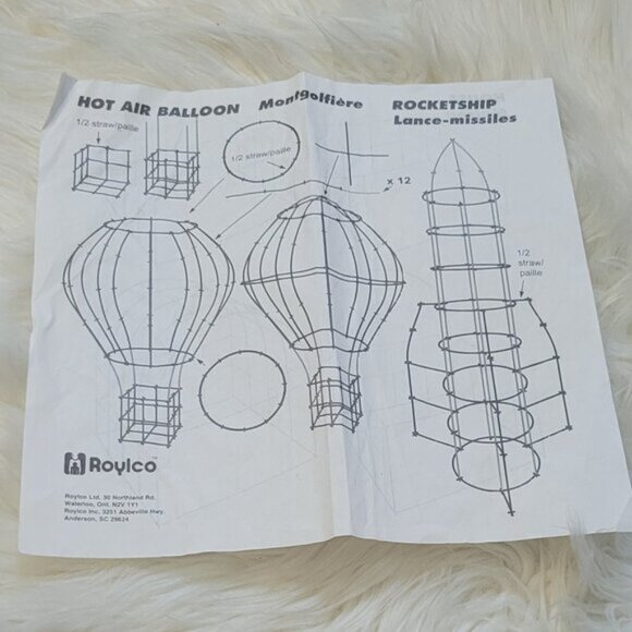 Roylco Straws Connectors Creative Building Set 230 Piece Construction Kit STEM - Picture 7 of 9